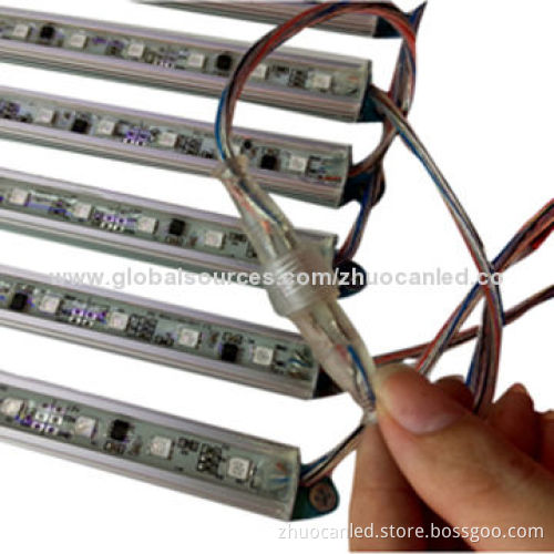 LED, factory sale, LPD6803/ws2801 30LEDs/m, 12V, multi color waterproof aluminum LED bar